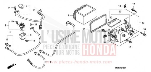 BATTERIE FJS600A7 de 2007